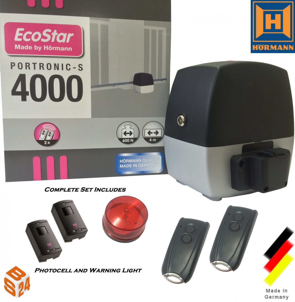 Ecostar Portronic S4000 Schiebetorantrieb SK-Set