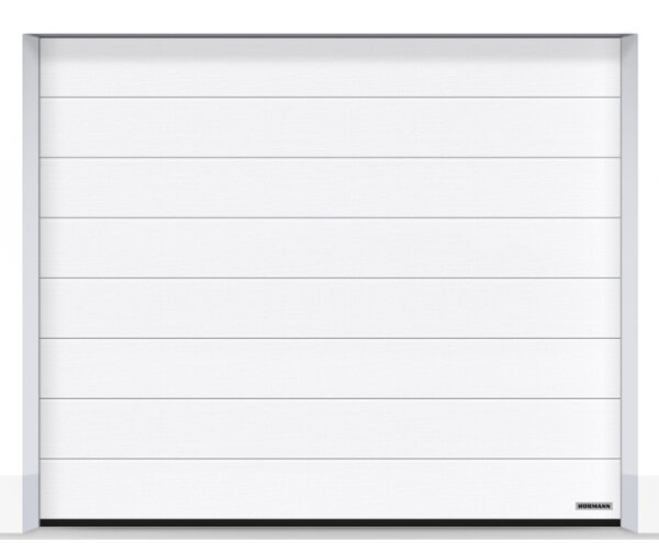 Hörmann Sektionaltor M-Sicke 2500 x 2250 mm mit Garagentorantrieb | Weiß (RAL9016) | Antrieb: SupraMatic P