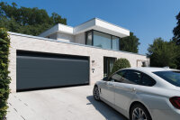 Hörmann Sektionaltor L-Sicke 2375 x 2125 mm mit Garagentorantrieb | Anthrazit CH7016 | Antrieb: SupraMatic E