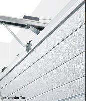 Hörmann Sektionaltor M-Sicke 2500 x 2000 mm mit Garagentorantrieb | Anthrazit (RAL7016) | Antrieb: SupraMatic P