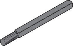 Hörmann Vierkant-Wechselstift L=90, TS45-51