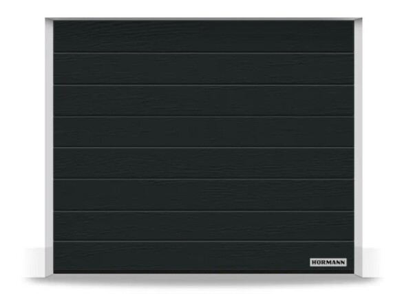 Hörmann Sektionaltor M-Sicke 2750 x 2250 mm mit Garagentorantrieb | Anthrazit-metallic (CH 703) | Antrieb: SupraMatic P