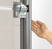 Hörmann Sektionaltor L-Sicke 2375 x 2000 mm mit Garagentorantrieb | Weiß-Matt CH9016 | Antrieb: SupraMatic P