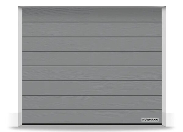 Hörmann Sektionaltor M-Sicke 2500 x 2000 mm mit Garagentorantrieb | Graualuminium (RAL9007) | Antrieb: ProMatic