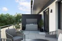 Hörmann Gartenbox Juno 1620 in Graualuminium