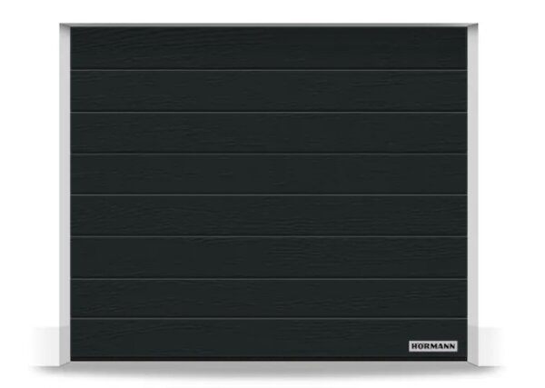 Hörmann Sektionaltor M-Sicke 2500 x 2250 mm mit Garagentorantrieb | Anthrazit-metallic (CH 703) | Antrieb: SupraMatic E