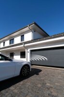 Hörmann Sektionaltor L-Sicke 2500 x 2250 mm mit Garagentorantrieb | Anthrazit-Metallic CH703 | Antrieb: SupraMatic E